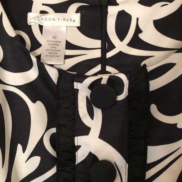 London Times sheath. B/W design. Size 10 - Picture 4 of 4